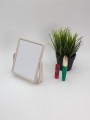 Зеркало настольное "Glossy square", white (18*15.2 см)
