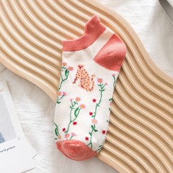 Носки iLikeGift «Cheetah», red, мужские/женские евро размер 35-41