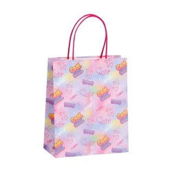 Пакет подарочный крафтовый «Cool gerl», heart (21*25,5*10)