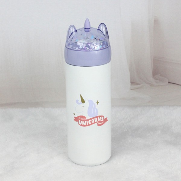 Термос "Unicorn head", white (330 мл) 