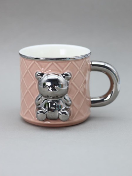 Кружка «Silver bear», peach (400 ml) 