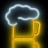 Неоновый подвесной ночник «Beer», USB, свечение mix (22х22 см)