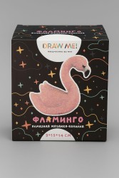 Алмазная мозаика на копилке Draw Me! «Flamingo», (9*15*14 см)
