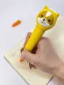 Ручка-сквиш "Hooded dog", yellow