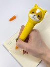 Ручка-сквиш "Hooded dog", yellow