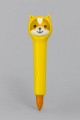 Ручка-сквиш "Hooded dog", yellow