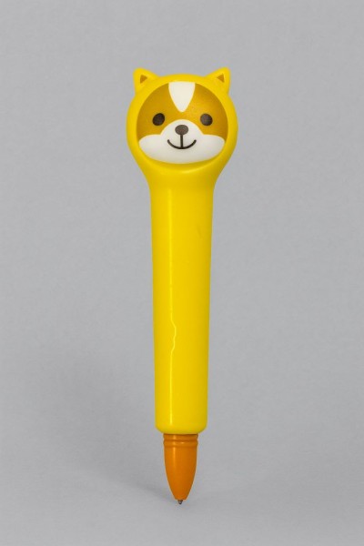 Ручка-сквиш "Hooded dog", yellow 