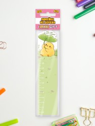 Линейка ECO из дерева iLikeGift "Я в домике"
