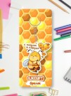 Брелок ECO из дерева ILikeGift "С мёдом в сердце"
