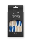 Накладные ногти GIRLY «Glitter», 12 шт., с клеевыми пластинами