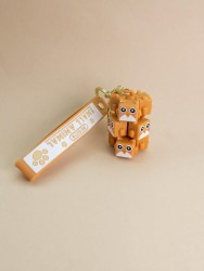 Брелок "Owl family", orange (6,5 см)