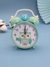Часы-будильник «Very cute owl», green (15х11,5 см)