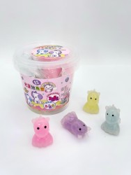 Мялка - антистресс «Unicorn», mix, 1 банка, 20 шт. (12,3*13 см)