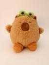 Мягкая игрушка "Capy frog hair band", brown, 20 см