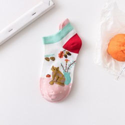 Носки iLikeGift «Cat», pink, мужские/женские евро размер 35-41