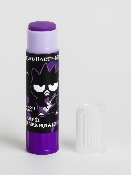 Клей-карандаш 15 г "Bad Badtz Maru", на ПВП-основе, хамелеон 