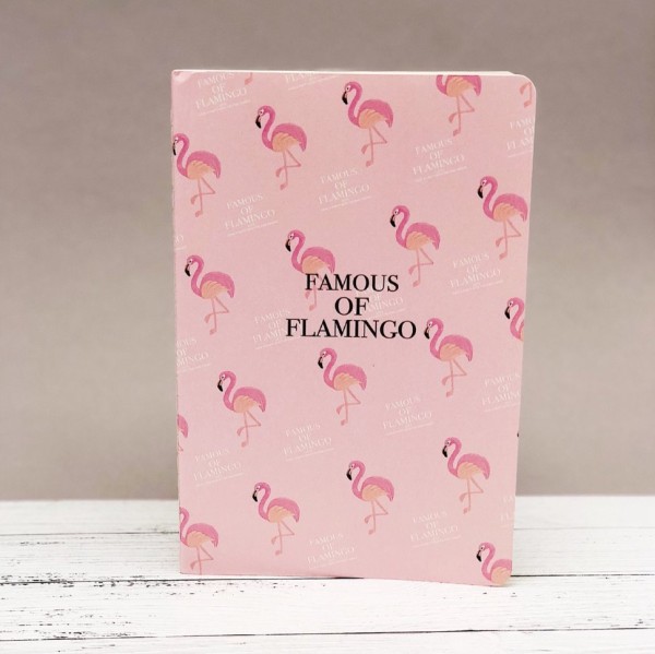 Тетрадь "Famous of flamingo" (04) 
