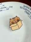 Значок акриловый iLikeGift "Capybaras in a Box"
