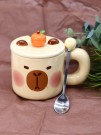 Кружка «Capybara with tangerine», (400 ml)