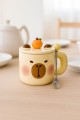 Кружка «Capybara with tangerine», (400 ml)
