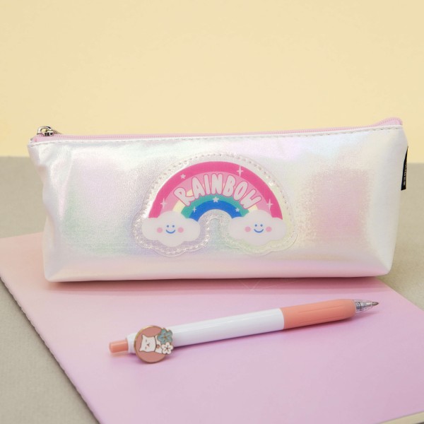 Пенал "Pearl rainbow", white 