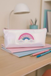 Пенал "Pearl rainbow", white