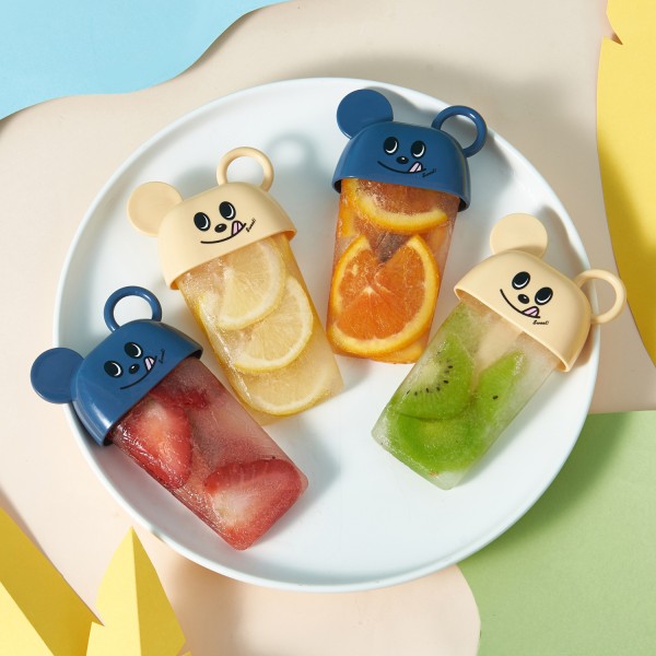 Формочки для мороженого "Mouse", yellow-blue, mix 
