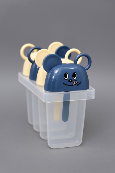 Формочки для мороженого "Mouse", yellow-blue, mix 