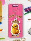 Брелок ECO из дерева iLikeGift «Ты прекрясен»