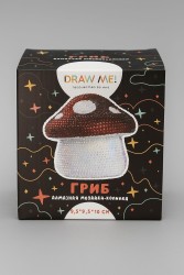 Алмазная мозаика на копилке Draw Me! «Mushroom», (9.5*9.5*10 см)