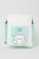 Сумка шоппер "Good luck", white