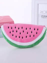 Пенал плюшевый "Juicy watermelon", pink (22*12 см)
