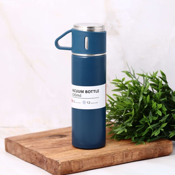 Термос «Metal bullet», blue (500 ml) 
