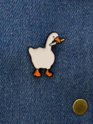 Значок металлический iLikeGift "Goose"