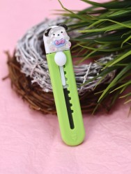 Канцелярский нож "Glass dog", green