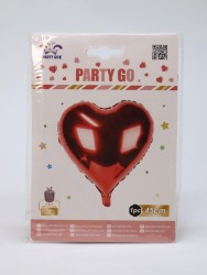 Шар фольгированный "Romance heart", (45 см)