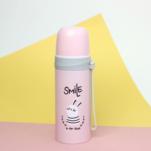 B-HS-6728-Z ТЕРМОС "Smile" rabbit 350ml 