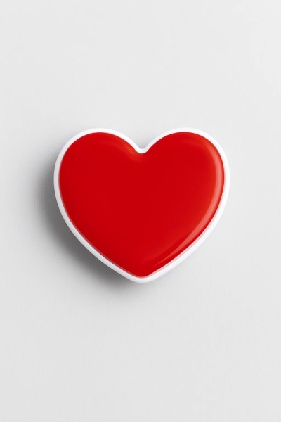 Попсокет "Heart", bright red 