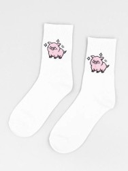 Носки «Pig shining», цвет белый, мужские/женские р. 35-40