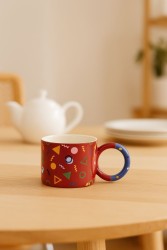 Кружка «Geometric style», red (390 ml)