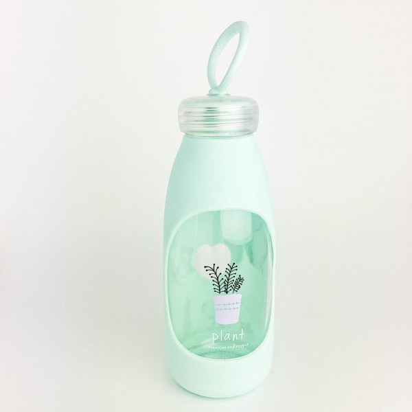 Бутылка "Love plant" green 
