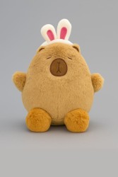 Мягкая игрушка "Capy hare hair band", brown, 25 см