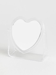 Зеркало настольное "Crystal heart", 16*15.2 см