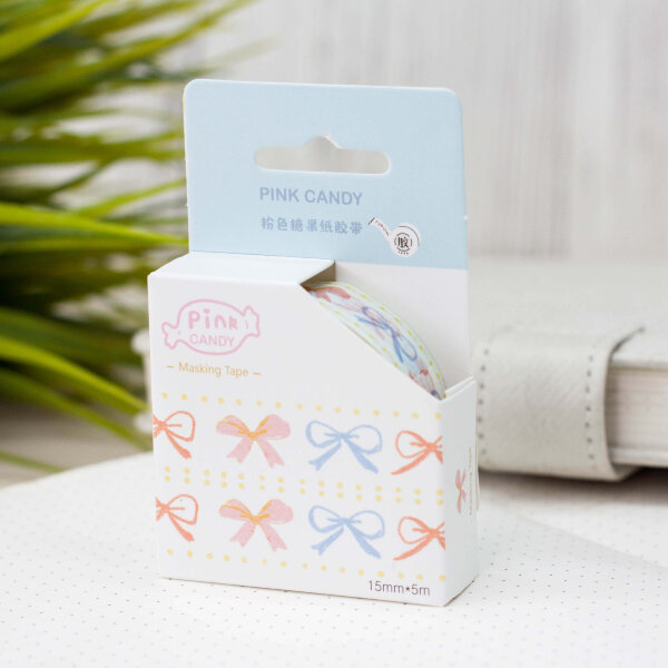 Декоративный скотч "Candy bows", colored 