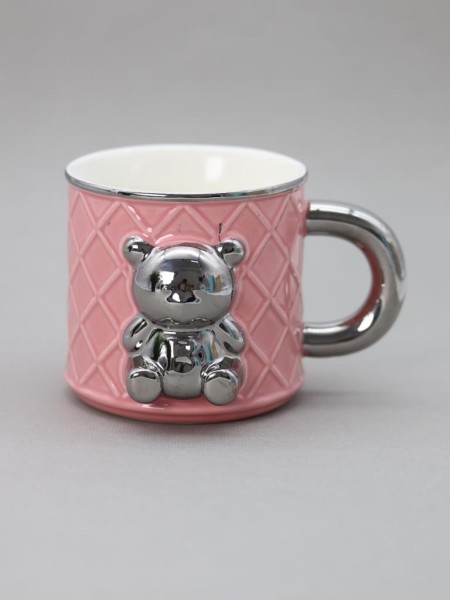 Кружка «Silver bear», pink (400 ml) 