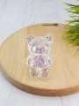 Попсокет "Glossy bear", silver