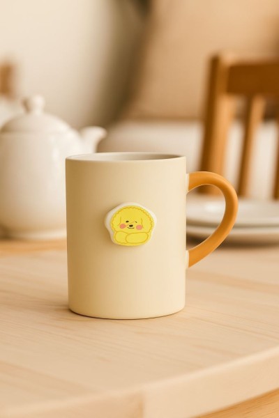 Кружка «Cute animal head», beige 