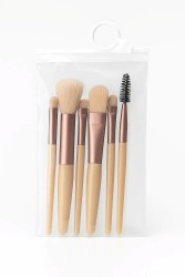 Набор кистей для макияжа "Serene strokes", 8 шт., beige