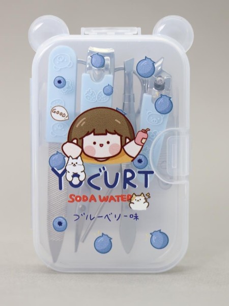 Маникюрный набор "Anime yogurt", blue 