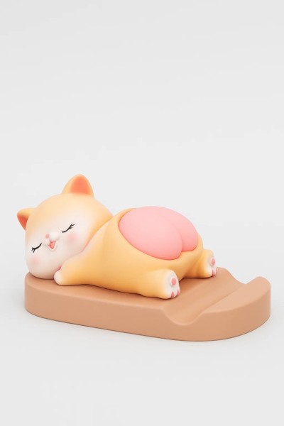 Подставка под телефон/планшет «Kitty tail», orange 